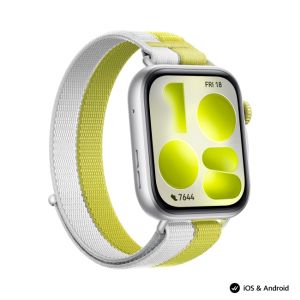 Часовник Huawei Watch Fit 5 Niki-B19W Silver + Huawei Freebuds SE 4 ANC, White