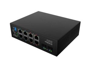 Комутатор Lanberg Switch ILGE-8P-2S-120 POE 4 x BT 4 x AT 2 x SFP DIN Unmanagment Gigabit Ethernet