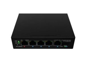 Комутатор Lanberg Switch ILFE-4P-1Ge-1S-90 POE 1 x BT 3 x AT SFP/ETH DIN Unmanagment Fast Ethernet
