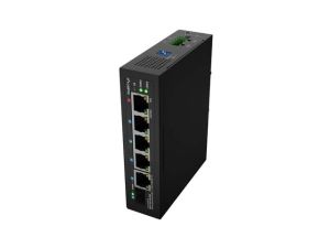 Комутатор Lanberg Switch ILFE-4P-1Ge-1S-90 POE 1 x BT 3 x AT SFP/ETH DIN Unmanagment Fast Ethernet