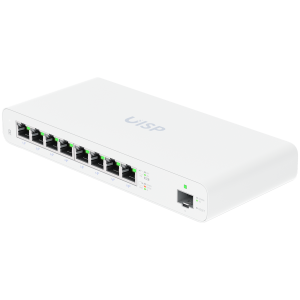 (8) GbE RJ45 ports with 27V passive PoE output Router