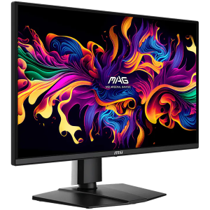 MSI MAG 272QP QD-OLED X24 Gaming Monitor, 26.5" 240Hz, WQHD (2560x1440) 16:9, QD-OLED Anti-Reflection, 0.03ms, 200nits, 1500000:1, 178/178, G-SYNC Compatible, AMD FreeSync Premium, HDR Ready, Adjustable Stand, 1x DP, 2x HDMI, 1x Type-C, 3Y