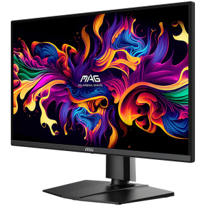 MSI MAG 272QP QD-OLED X24 Gaming Monitor, 26.5" 240Hz, WQHD (2560x1440) 16:9, QD-OLED Anti-Reflection, 0.03ms, 200nits, 1500000:1, 178/178, G-SYNC Compatible, AMD FreeSync Premium, HDR Ready, Adjustable Stand, 1x DP, 2x HDMI, 1x Type-C, 3Y
