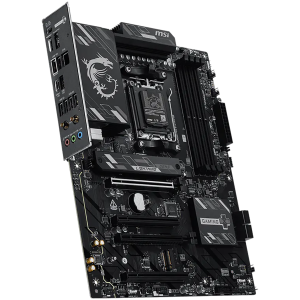 MSI B850 GAMING PRO WIFI6E, ATX, Socket AM5, 4x DDR5 Dual Channel up to 8200(OC)MHz, 4x PCIe x16 slot, 2x M.2 slot, 4x USB 5Gbps, 3x USB 10Gbps, 1x USB 10Gbps Type-C, HDMI, DP, 7.1 HD Audio, 2.5G LAN, WiFI 6E, BT, 3Y