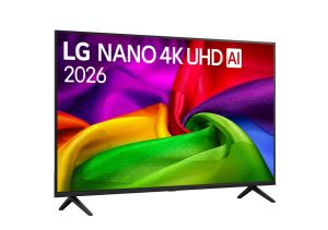 Телевизор LG 50NU800B3LC, 50" 4K HDR UHD, 3840x2160, DVB-T2/C/S2, AI Alpha 7, HDR 10, webOS 26, ThinQ AI, VRR, ALLM, HGiG, WiFi, Clear Voice, 4K Super Upscaling, Bluetooth 5.3, Hdmi e-ARC , CI, LAN, AirPlay2, AI Sound Pro, Google Cast, 2 Pole stand, Black
