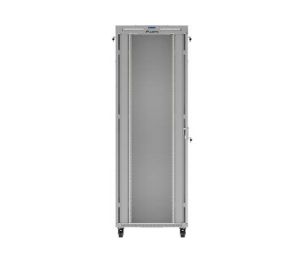Комуникационен шкаф Lanberg Rack Cabinet 19" Free-Standing 47U/800X1000 (FlAT Pack) With Glass Door LCD Grey V2
