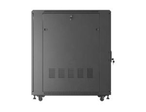 Комуникационен шкаф Lanberg Rack Cabinet 19" Free-Standing 22U/600X1000 (FlAT Pack) With Mesh Door Black