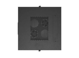Комуникационен шкаф Lanberg Rack Cabinet 19" Free-Standing 24U/600X600 (FlAT Pack) With Mesh Door LCD Black V2