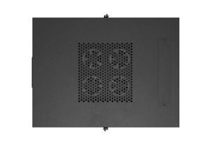 Комуникационен шкаф Lanberg Rack Cabinet 19" Free-Standing 24U/600X800 (FlAT Pack) With Mesh Door LCD Black V2