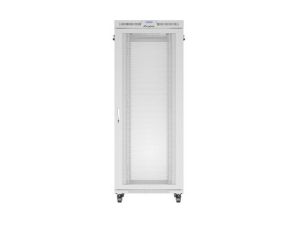Комуникационен шкаф Lanberg Rack Cabinet 19" Free-Standing 42U/800X1000 (FlAT Pack) With Mesh Door LCD Grey