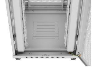 Комуникационен шкаф Lanberg Rack Cabinet 19" Free-Standing 42U/800X1000 (FlAT Pack) With Mesh Door LCD Grey