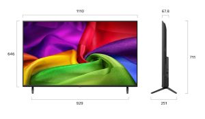 Телевизор LG 50NU800B3LC, 50" 4K HDR UHD, 3840x2160, DVB-T2/C/S2