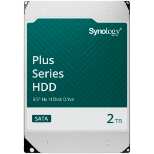 Synology HAT3300-2T 2TB Plus Series 3.5" SATA HDD 6Gb/s, 5400rpm, 180 MB/s;  warranty 3 years