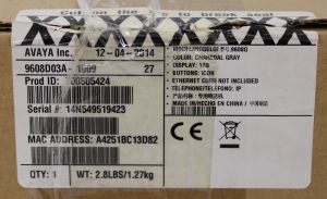 Нов IP телефон Avaya 9608G – Gigabit, 8 линии, HD аудио, SIP/H.323