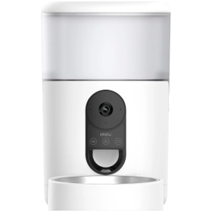Imou Smart Pet Feeder, 360 panoramic view, 2.5K HD image, smart dispensing, pet and eating detection, built-in mic and speaker, battery mode 3x 1.5V D-size