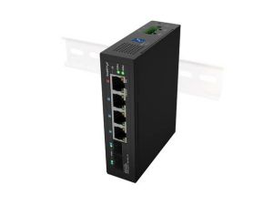 Комутатор Lanberg Switch Light Industrial POE 1 x BT 3 x AT 2 x SFP DIN Unmanagment Gigabit Ethernet
