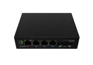 Комутатор Lanberg Switch Light Industrial POE 1 x BT 3 x AT 2 x SFP DIN Unmanagment Gigabit Ethernet
