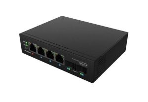 Комутатор Lanberg Switch Light Industrial POE 1 x BT 3 x AT 2 x SFP DIN Unmanagment Gigabit Ethernet