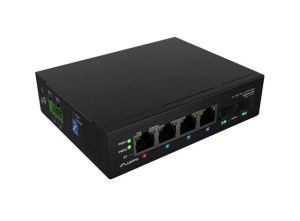 Комутатор Lanberg Switch Light Industrial POE 1 x BT 3 x AT 2 x SFP DIN Unmanagment Gigabit Ethernet
