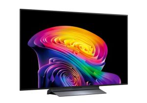 Телевизор LG OLED55C61LA, 55" OLED evo, 4K (3840 x 2160), DVB-C/T2/S2, Alpha 11 AI 4K Gen3, 120Hz Native (VRR 165Hz), ThinQ AI, HDR10, NVIDIA G-SYNC, AMD FreeSync, Dolby Vision, Dolby Atmos, AI Agent, Wi-Fi 6E, Bluetooth, eARC (HDMI 2), USB, Airplay 2, CI