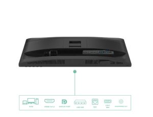 Монитор AOC 24P4CV, 23.8" IPS WLED, 1920x1080@120Hz, 4ms GtG, 300cd m/2, 1500:1, 50M:1 DCR, Adaptive Sync, FlickerFree, Anti-Blue Light, 2Wx2, Tilt, Height Adjust, Pivot, Swivel, HDMI, DP, USB hub, RJ45