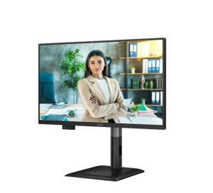 Монитор AOC 24P4CV, 23.8" IPS WLED, 1920x1080@120Hz, 4ms GtG, 300cd m/2, 1500:1, 50M:1 DCR, Adaptive Sync, FlickerFree, Anti-Blue Light, 2Wx2, Tilt, Height Adjust, Pivot, Swivel, HDMI, DP, USB hub, RJ45