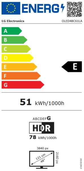 Телевизор LG OLED48C61LA, 48" OLED evo, 4K (3840 x 2160), DVB-C/T2/S2, Alpha 11 AI 4K Gen3, 120Hz Native (VRR 165Hz), ThinQ AI, HDR10, NVIDIA G-SYNC, AMD FreeSync, Dolby Vision, Dolby Atmos, AI Agent, Wi-Fi 6E, Bluetooth, eARC (HDMI 2), USB, Airplay 2, CI