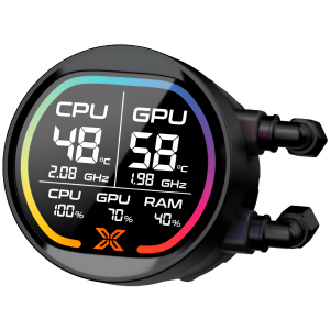 LK Pro 360 Digital EN47404 (BK AIO,Digital LCD Pump & 360mm PWM Fan,Mini ARGB Controller,Intel & AMD & 20xx)