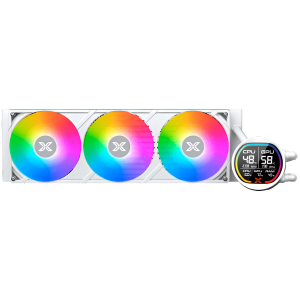 LK Pro 360 Digital Arctic EN47411 (WH AIO,Digital LCD Pump & 360mm PWM Fan,Mini ARGB Controller,Intel & AMD & 20xx)