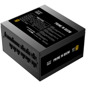 Xigmatek Prime M 850W (80+Gold 230V EU, ATX3.1 & PCI-E 5.1, LLC D2D & APFC, 120mm Fan, Full Modular, EU Cord, Color Box)