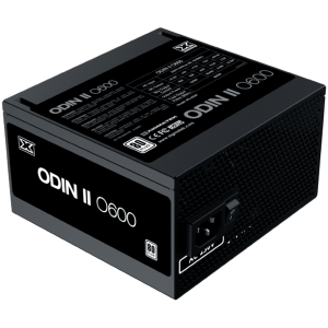 Xigmatek Odin II 600W (Black, AC 230V, DF APFC, Black Cable, 80PLUS, 120mm Fan, EU Power Cord, Color Box)
