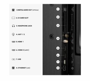 Телевизор Hisense 32" A4S, HD 1366x768,3000:1, DLED, HLG, DTS Virtual X, Smart TV, WiFi, WiFi Direct, BT, VIDAA U7,Anyview Cast, 2xHDMI, 2xUSB, LAN, CI+, DVB-T2/C/S2, Black