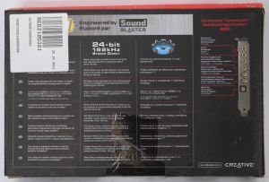 Разопакована звукова карта Creative Sound Blaster Audigy Rx вътрешна PCIe x1