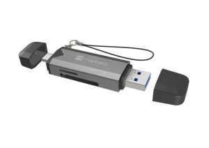Аксесоар Natec Scarab 3 USB-C/USB-A 3.2 Gen.1 SD/Micro SD Card reader