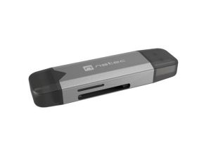 Аксесоар Natec Scarab 3 USB-C/USB-A 3.2 Gen.1 SD/Micro SD Card reader