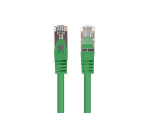 Кабел Lanberg patch cord CAT.6 FTP 0.25m, Fluke Passed, green (10-pack)