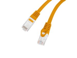Кабел Lanberg patch cord CAT.6A U/UTP LSZH CU 0.25m Fluke Passed, Orange