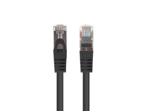 Кабел Lanberg patch cord CAT.6 FTP 0.25m, Fluke Passed, black (10-pack)