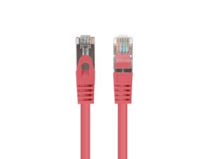 Кабел Lanberg patch cord CAT.6 FTP 0.25m, Fluke Passed, red (10-pack)