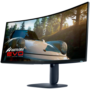 Monitor LED Alienware AW3425DW 34.2", 3440x1440, UW-QHD, 240Hz, QD-OLED AG, 21:9, 1.5m:1, 250 cd/m2 / 1000 cd/m2, 0.03ms GTG, 178/178, 99.3% DCI-P3, DP, 2xHDMI, 1xUSB-B, 1xUSB-A, 1xUSB-C (15W), T/S/H Adj (11cm), Curved (1800R),  True Black, 3Y
