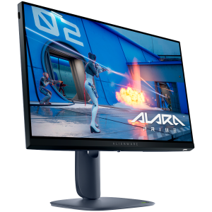 Monitor LED Alienware AW2525HM 24.5" 1920x1080, FHD, 320Hz, Fast IPS AG, 16:9, 1000:1, 400 cd/m2, 1ms/0.5ms, 178/178, 99% sRGB, DP 1.4, 2xHDMI 2.1, 1xUSB-B, 2xUSB-A, Flicker-free, Tilt, Swivel, Pivot, Height Adjust (11cm), G-SYNC, FS Pr. 3Y
