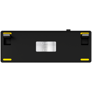 LORGAR KBP70MW, Wireless 65% Mechanical Gaming Keyboard Pro, Black/yellow, EN layout
