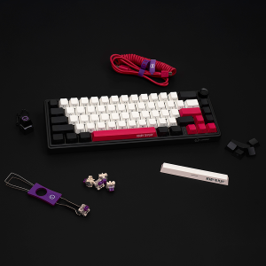 LORGAR KBP70MW, Wireless 65% Mechanical Gaming Keyboard Pro, Black/red, EN layout