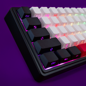 LORGAR KBP70MW, Wireless 65% Mechanical Gaming Keyboard Pro, Black/red, EN layout