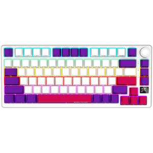 LORGAR KBP7075W, Wireless 75% Mechanical Gaming Keyboard Pro, White, EN layout