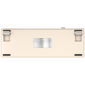 LORGAR KBP70MW, Wireless 65% Mechanical Gaming Keyboard Pro, Beige, EN layout