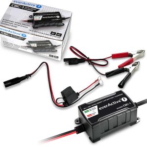 Зарядно процесорно устройство за акумулатор 6V/12V everActive CBC-1 v2  до 1А за автомобили и мотоциклети