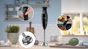 Пасатор Bosch MSM2650B, Blender, CleverMixx, 600 W, QuattroBlade