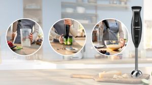 Пасатор Bosch MSM2650B, Blender, CleverMixx, 600 W, QuattroBlade