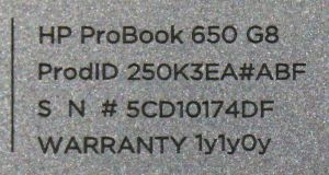 HP ProBook 650 G8
